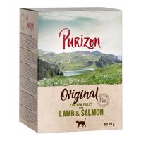 24x70g Purizon Adult csirkefilé, bárány & lazac nedves macskatáp 22+2 ingyen