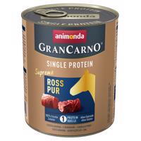 24x800g animonda GranCarno Adult Single Protein Supreme nedves kutyatáp- Ló Pur