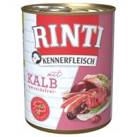 24x800g RINTI ínyenceknek nedves kutyatáp- Borjú