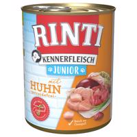 24x800g RINTI ínyenceknek nedves kutyatáp- Junior csirke