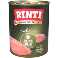 24x800g RINTI Singlefleisch Exclusive pulyka pur nedves kutyatáp