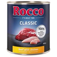 24x800g Rocco Classic Marha & csirke nedves kutyatáp 10% árengedménnyel!