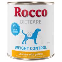 24x800g Rocco Diet Care Weight Control csirke & burgonya nedves kutyatáp