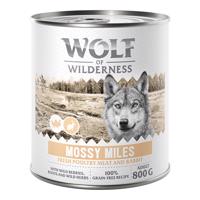 24x800g Wolf of Wilderness Single Protein óriási kedvezménnyel! nedves kutyatáp - Mossy Miles - Szárnyas nyúllal