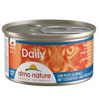 24x85g Almo Nature Daily Menu Óceáni hal mousse nedves macskatáp