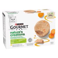 24x85g Gourmet Nature's Creations Pástétom csirke & sárgarépa nedves macskatáp akciós áron