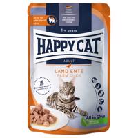 24x85g Happy Cat Adult vidéki kacsa szószban nedves macskatáp