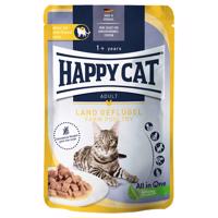 24x85g Happy Cat Adult vidéki szárnyas szószban nedves macskatáp