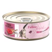 24x85g Porta21 Feline Finest Tonhal & garnéla nedves macskatáp