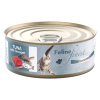 24x85g Porta21 Feline Finest Tonhal & sügér nedves macskatáp