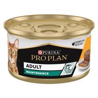 24x85g PURINA PRO PLAN Adult Maintenance csirke nedves macskatáp 20% kedvezménnyel