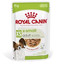 24x85g Royal Canin X-Small Adult szószban nedves kutyatáp