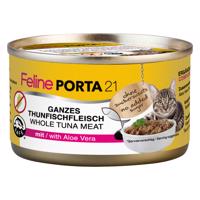 24x90g Feline Porta 21 tonhal & aloe nedves macskatáp