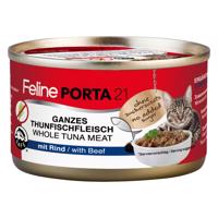 24x90g Feline Porta 21 tonhal & marha nedves macskatáp