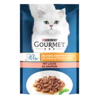 26x85g Gourmet Perle Lazac nedves macskatáp 15% kedvezménnyel