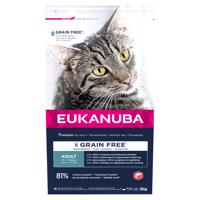 2kg Eukanuba Adult Grain Free Grain Free Rich in Salmon Száraz macskatáp