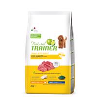 2kg Natural Trainer Dog Adult Small & Toy marha száraz kutyatáp