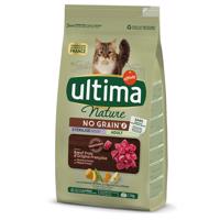 2x1,1kg Ultima Cat Nature No Grain Sterilized marha száraz macskatáp 20% kedvezménnyel