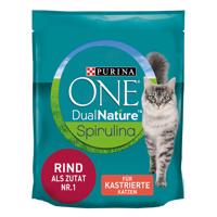 2x1,4kg PURINA ONE Dual Nature Sterilized marha & spirulina száraz macskatáp