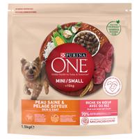 2x1,5kg PURINA ONE Mini Skin & Coat marha száraz kutyatáp