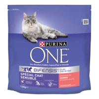 2x1,5kg PURINA ONE Sensitive lazac száraz macskatáp