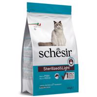 2x1,5kg Schesir Adult Sterilized & Light hal száraz macskatáp