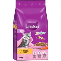 2x1,9kg Whiskas Junior csirke száraz macskatáp