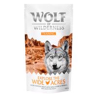 2x100g Wolf of Wilderness Training Snack "Explore" óriási kedvezménnyel! kutyasnack - Adult “Explore the Wide Acres” csirke