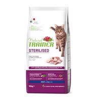 2x10kg Natural Trainer Sterilised pulyka száraz macskatáp