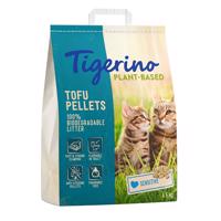 2x11l (9,2kg) Tigerino Plant-Based tofu macskaalom - Sensitive, parfümmentes