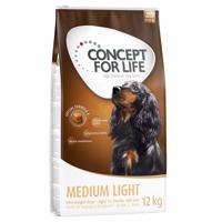 2x12kg Concept for Life Medium Light száraz kutyatáp 15% kedvezménnnyel