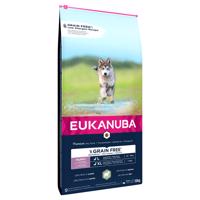 2x12kg Eukanuba Grain Free Puppy Large Breed bárány száraz kutyatáp