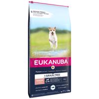 2x12kg Eukanuba Senior Small & Medium Breed Grain Free Tengeri hal száraz kutyatáp