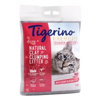 2x12kg Tigerino Premium macskaalom 10% árengedménnyel - Cseresznyevirág - limitált nyári kiadás