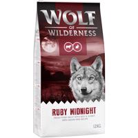 2x12kg Wolf of Wilderness "Ruby Midnight" marha & nyúl - gabonamentes száraz kutyatáp