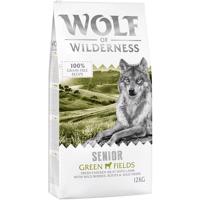 2x12kg Wolf of Wilderness Senior 'Green Fields' bárány - gabonamentes száraz kutyatáp