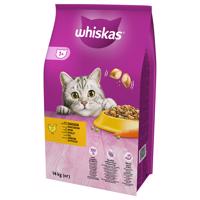 2x14kg Whiskas 1+ csirke száraz macskatáp