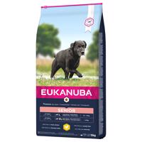 2x15kg Eukanuba Caring Senior Large Breed csirke száraz kutyatáp