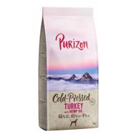 2x1kg Purizon Coldpressed pulyka & kenderolaj száraz kutyatáp rendkívüli árengedménnyel