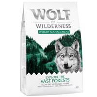 2x1kg Wolf of Wilderness száraz kutyatáp óriási kedvezménnyel! - Explore The Vast Forests - Weight Management