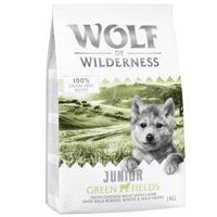 2x1kg Wolf of Wilderness száraz kutyatáp óriási kedvezménnyel! - JUNIOR Green Fields - bárány