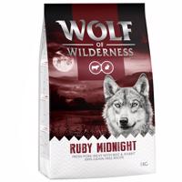 2x1kg Wolf of Wilderness száraz kutyatáp óriási kedvezménnyel! - Ruby Midnight - marha & nyúl