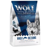 2x1kg Wolf of Wilderness száraz kutyatáp óriási kedvezménnyel! - Sensitiv "Vast Oceans" hal - gabonamentes