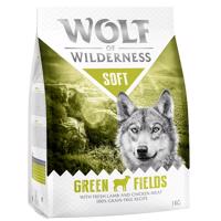 2x1kg Wolf of Wilderness száraz kutyatáp óriási kedvezménnyel! -  'Soft - Green Fields' - bárány