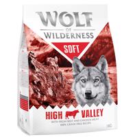 2x1kg Wolf of Wilderness száraz kutyatáp óriási kedvezménnyel! - SOFT High Valley - marha (félnedves)