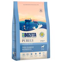 2x2,5kg Bozita Dog Purely Adult Active Grain Free rénszarvas száraz kutyatáp