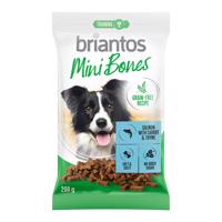 2x200g Briantos Mini Bones gabonamentes kutyasnack Mix: lazac + kacsa