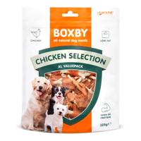 2x325g Boxby csirkeválogatás kutyasnack 10% árengedménnyel