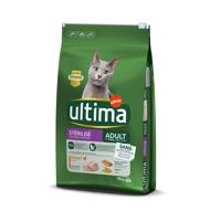 2x3kg Ultima Cat Sterilized csirke & árpa száraz macskatáp 20% kedvezménnyel