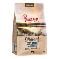 2x400g Purizon Adult lazac & csirke - gabonamentes száraz macskatáp rendkívüli árengedménnyel